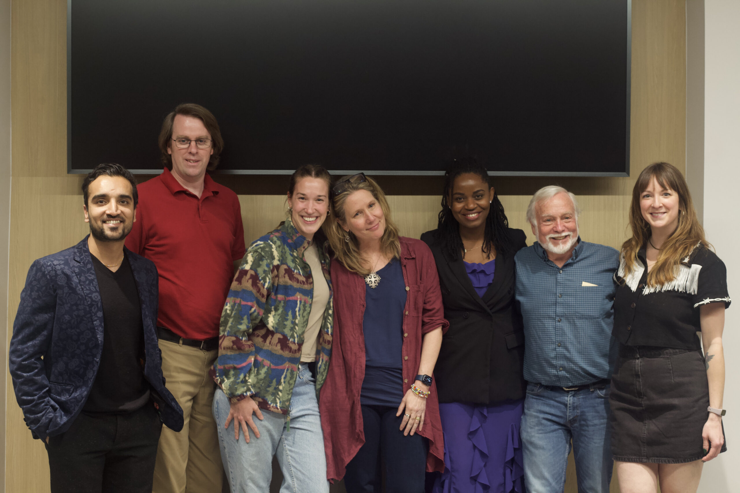 Picture of speakers from the Story Collider: Stories of the GGA event in Witherspoon Student Center.