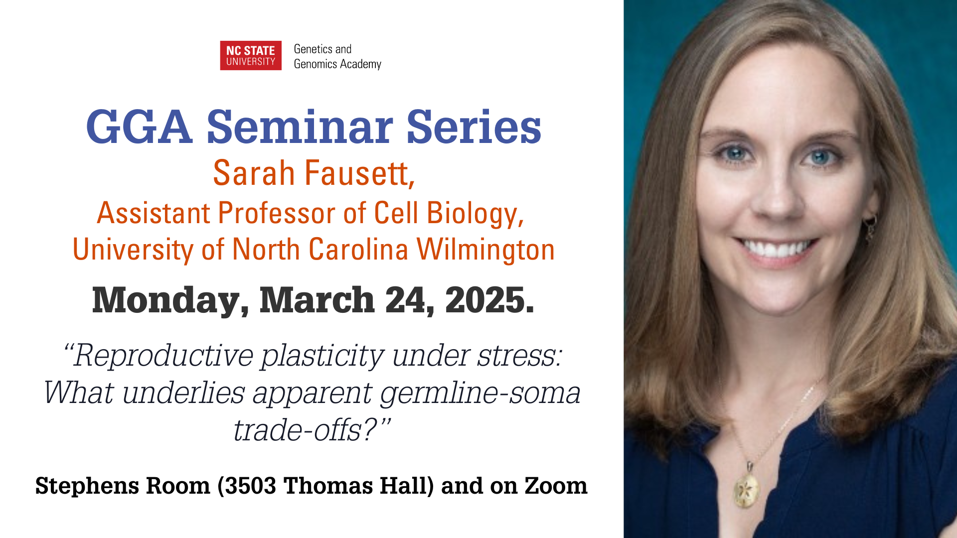 Sarah Fausett seminar speaker